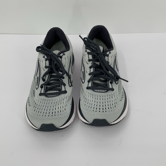 Brooks Glycerin GTS 19 running shoe sneaker athletic gray active women 9 WIDE 9W - Picture 4 of 7